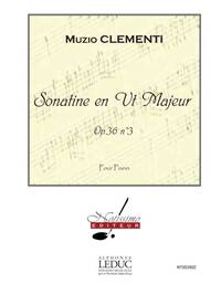 CLEMENTI MUZIO SONATINE IN C MAJOR OP 36 NO 3 PIANO BOOK PIANO