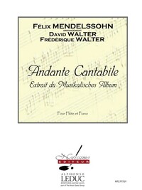 FELIX MENDELSSOHN BARTHOLDY : ANDANTE CANTABILE - FLUTE TRAVERSIERE ET PIANO