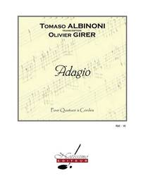 ALBINONI TOMASO GIRER ADAGIO STRING QUARTET PARTS