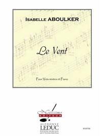 ABOULKER VERHAEREN VENT CHOEUR 4 VOIX MIXTES SMSTB A CAPPELLA CHANT