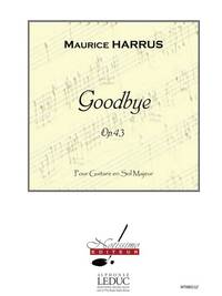 HARRUS GOODBYE GUITAR SOLO BOOK
