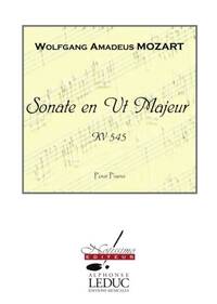 MOZART SONATA IN C MAJOR KV545 PIANO BOOK PIANO