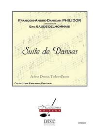 PHILIDOR DELH SUITE DE DANSES 2 OBOES COR ANGLAIS BASSOON SCORE/PARTS