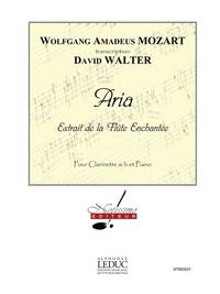 MOZART ARIA FLUTE ENCHANTEE (WALTER) CLARINET IN B FLAT & PIANO BOOK