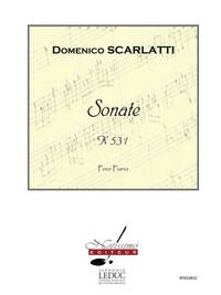 SCARLATTI SONATE K531 PIANO BOOK PIANO