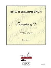 BACH JS SONATE NO.1 BWV1001 VIOLIN SOLO BOOK