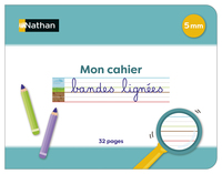 Bandes lignées - Mon cahier 5 mm