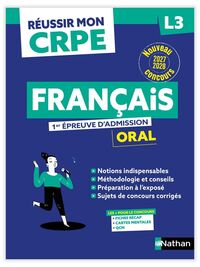 Réussir mon CRPE - Français Admission concours L3 oral 2027-2028