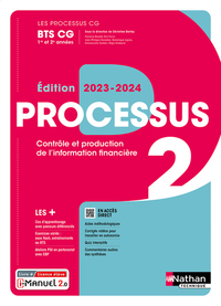 Processus 2 - Contrôle et production de l'information financière (Les Processus CG) BTS CG, Livre + Licence numérique i-Manuel 2.0