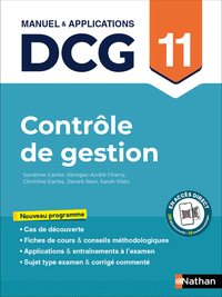 Contrôle de gestion - DCG - Épreuve 11 - Manuel et applications
