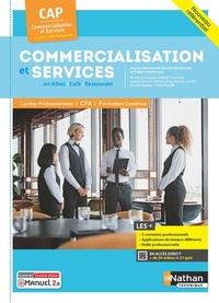 Commercialisation et services CAP CS HCR - 2024 - Pochette - élève - + iManuel