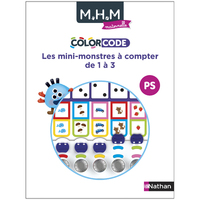 MHM - Maternelle et Colorcode PS - Les mini-monstres à compter de 1 à 3
