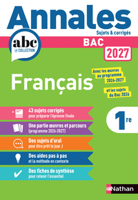 Annales Bac Français 2027