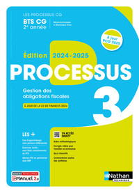 Les processus BTS CG - Processus 3 BTS CG 2ème année - 2024 - Manuel - élève - + iManuel