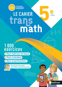 Transmath Mathématiques 5e - Cahier élève - 2026