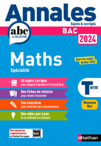 Annales Bac Maths Term. 2024 - Corrigé