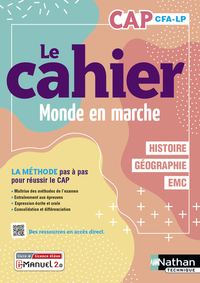 Histoire, Géographie, EMC - Le cahier Monde en Marche CAP, Livre + Licence numérique i-Manuel 2.0