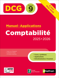Comptabilité - DCG - Épreuve 9 - Manuel et applications - 2025-2026
