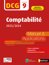 Comptabilité - DCG - Epreuve 9 - Manuel et applications - 2023/2024