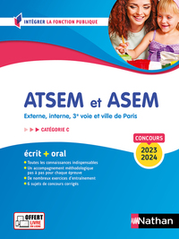 Concours ATSEM et ASEM 2023-2024 - Ecrit + Oral - N16 - Catégorie C - (IFP)