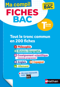 Ma Compil Fiches BAC Terminale Tronc commun en 200 fiches