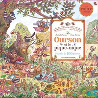 PROMENONS-NOUS DANS LES BOIS - OURSON ET LE PIQUE-NIQUE - PUZZLE DE 100 PIECES