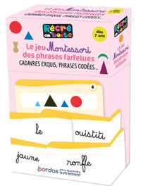 Récré en boîte - Le jeu Montessori des phrases farfelues