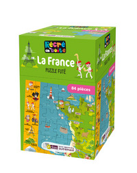 Récré en'Boîte La France Puzzle futé 84 pièces dès 5 ans