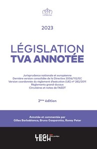 LEGISLATION TVA ANNOTEE