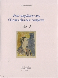 PETIT SUPPLEMENT AUX OEUVRES PLUS QUE COMPLETES VOL. 3