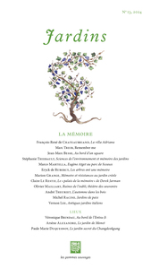 JARDINS N  13 - LA MEMOIRE