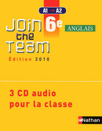 Join the Team 6e, Coffret 3 CD audio classe