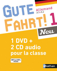 Gute Fahrt ! Neu 1ère année, Coffret 2 CD audio + DVD classe
