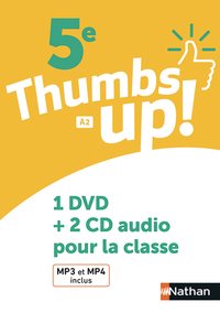 Thumps Up 5e, Coffret 2 CD audio + DVD classe