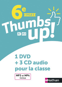 Thumps Up 6e, Coffret 3 CD audio + DVD classe