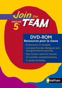 Join the Team 5e, DVD-rom ressources classe