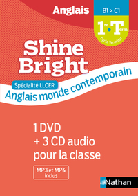 Shine Bright LLCER Anglais Monde contemporain - Coffret CD+DVD 2021