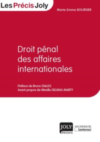 DROIT PENAL DES AFFAIRES INTERNATIONALES