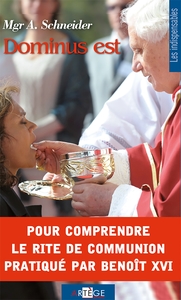 DOMINUS EST - POUR COMPRENDRE LE RITE DE COMMUNION PRATIQUE PAR BENOIT XVI
