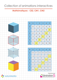 Mathématiques CE2-CM1-CM2 - Animations interactives