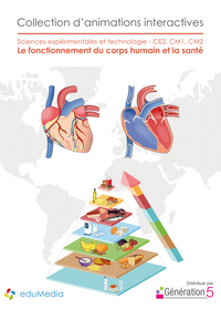 Le fonctionnement du corps humain et la santé CE2-CM1-CM2 - Animations interactives