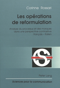 LES OPERATIONS DE REFORMULATION