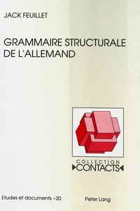 GRAMMAIRE STRUCTURALE DE L'ALLEMAND