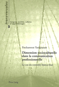 DIMENSION SOCIOCULTURELLE DANS LA COMMUNICATION PROFESSIONNELLE