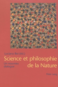 SCIENCE ET PHILOSOPHIE DE LA NATURE