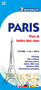 PARIS - PLAN ET REPERTOIRE DES RUES