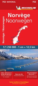 Carte Nationale Norvege / Noorwegen