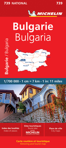 CARTE NATIONALE BULGARIE / BULGARIA