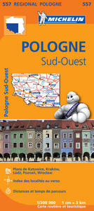 Carte Régionale Pologne Sud-Ouest