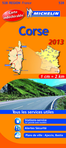 CARTE ROUTIERE 528 CORSE HR 2013